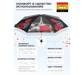 Зонт Три слона L4835-4 карманный