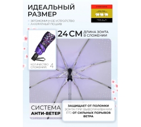 Зонт Три слона L4801-6 карманный