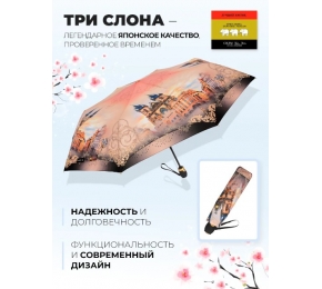 Женский зонт Три слона L3801-3