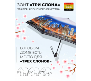 Женский зонт Три слона L3887-11