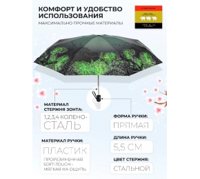 Зонт Три слона L4801-2 карманный