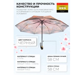 Женский зонт Три слона L3801-3