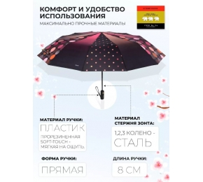 Женский зонт Три слона L3121-6