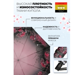 Зонт Три слона L4801-1 карманный