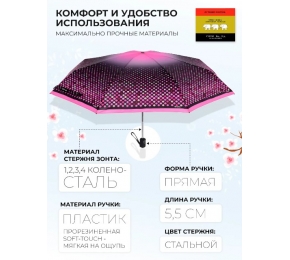 Зонт Три слона L4801-9 карманный