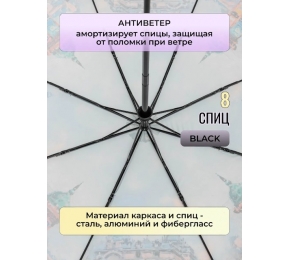 Женский зонт Три слона L3801-8