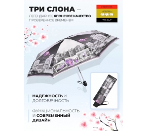 Зонт Три слона L4835-3 карманный