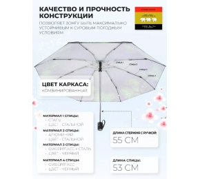 Зонт Три слона L4801-2 карманный