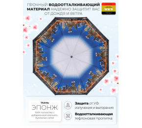 Женский зонт Три слона L3887-11