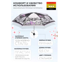 Зонт Три слона L4835-3 карманный