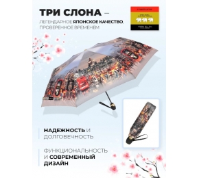 Женский зонт Три слона L3801-2