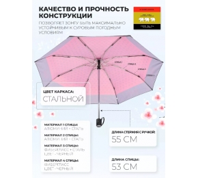 Зонт Три слона L4808-2 карманный