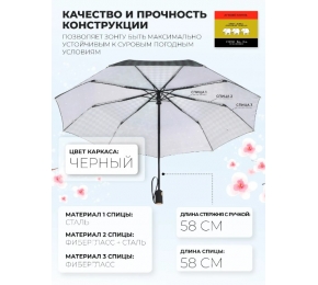 Женский зонт Три слона L3995-8