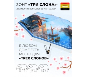 Женский зонт Три слона L3801-1