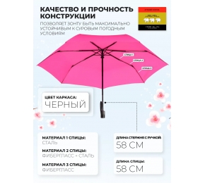 Женский зонт Три слона L3765-7