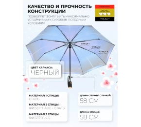 Женский зонт Три слона L3837-1