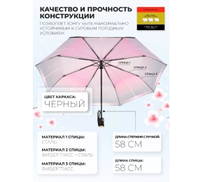 Женский зонт Три слона L3837-3