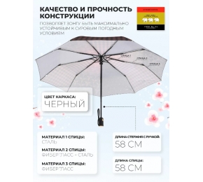 Женский зонт Три слона L3995-6