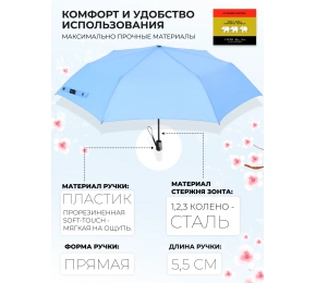 Женский зонт Три слона L3765-5